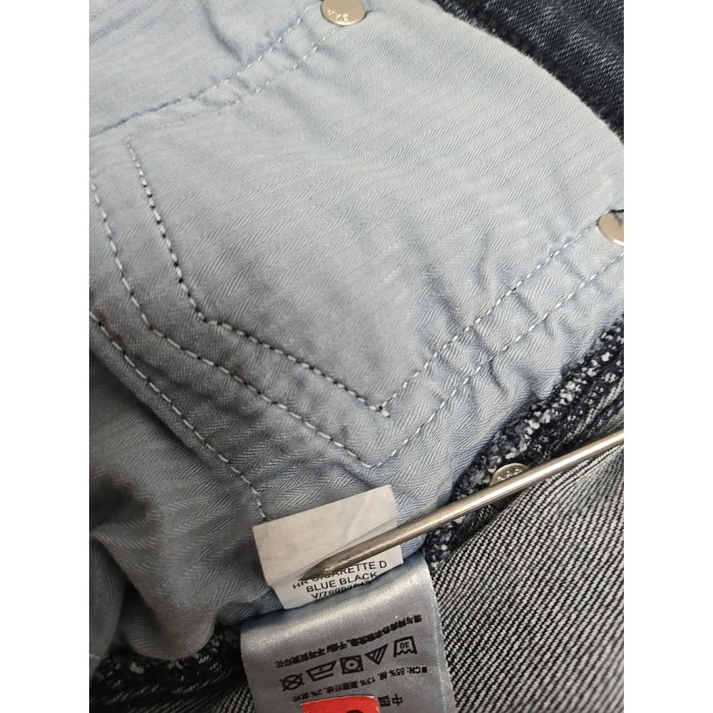 Gap Size 33 High Rise Cigarette Jeans Medium Wash Ankle Straight Denim - Picture 10 of 10